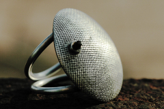 Anillo de plata con Gorgonia